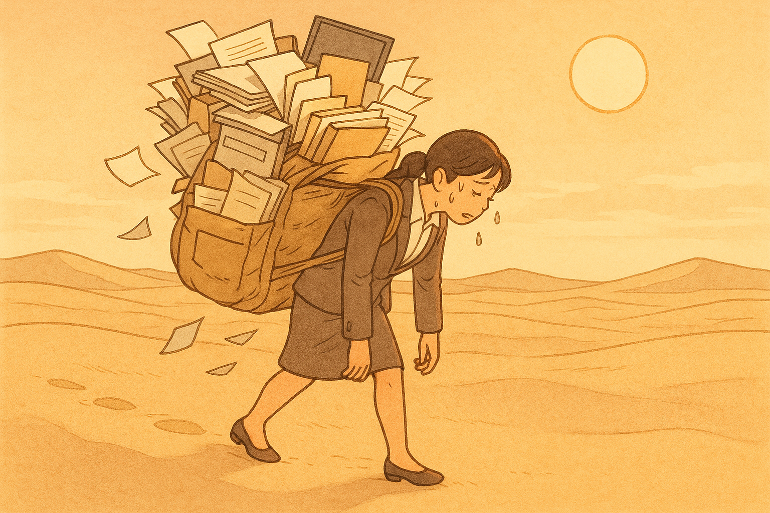 営業という砂漠を一人で歩く経営者